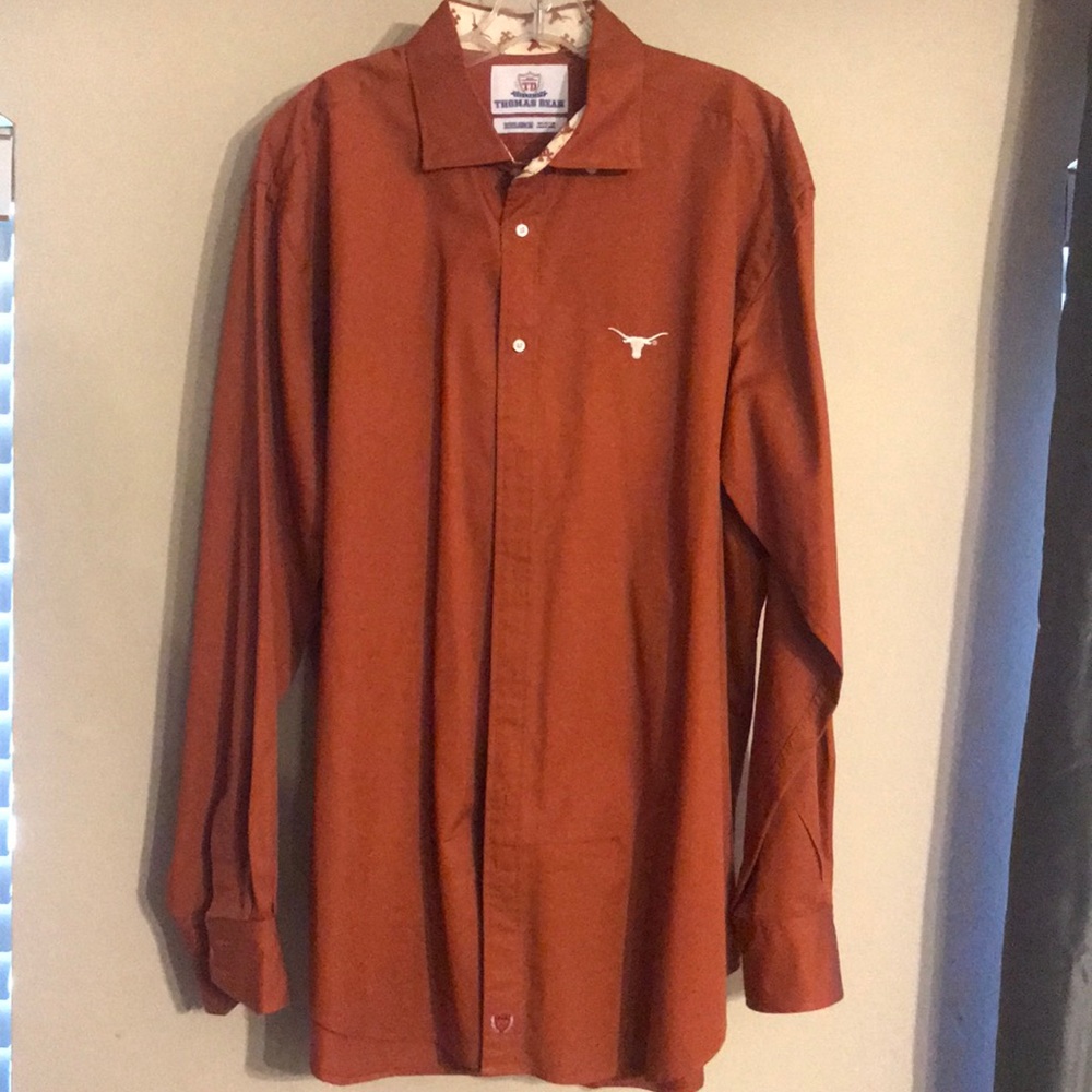 Texas Longhorns Button Down
